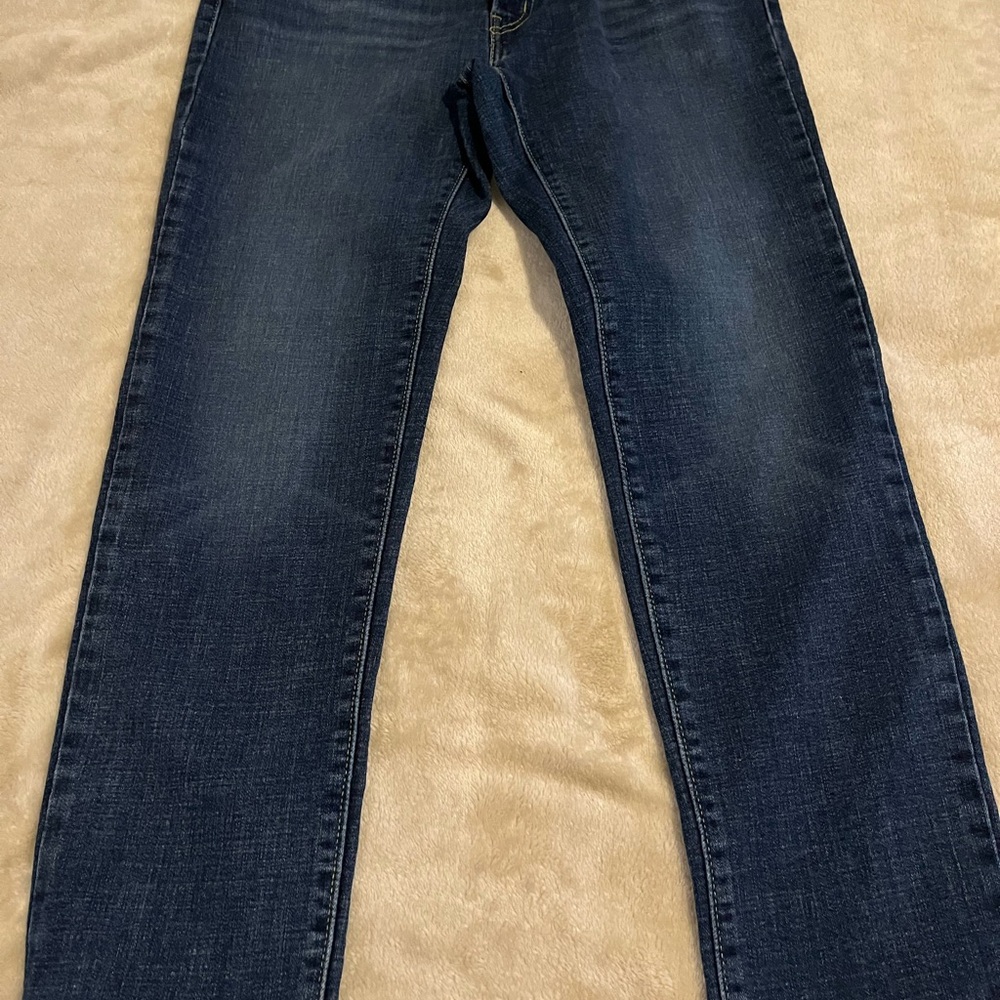Levi's Dark Blue Straight Leg Women's Jeans